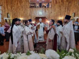В день попразднства Рождества Христова архиепископ Амфилохий возглавил служение Божественной Литургии  в Покровском соборе города Усть-Каменогорска