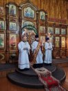 6-В день попразднства Рождества Христова архиепископ Амфилохий возглавил служение Божественной Литургии  в Покровском соборе города Усть-Каменогорска