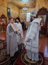 11-В день попразднства Рождества Христова архиепископ Амфилохий возглавил служение Божественной Литургии  в Покровском соборе города Усть-Каменогорска