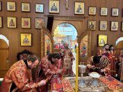 32-В Неделю 6-ю по Пасхе архиепископ Амфилохий совершил Божественную Литургию  в Андреевском кафедральном соборе