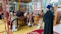 6-В пятницу 4-ой седмицы Великого поста архиепископ Амфилохий совершил Божественную Литургию Преждеосвященных Даров в Воскресенском кафедральном соборе города Семипалатинска