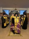 5-В Андреевском кафедральном соборе  было совершено праздничное вечернее богослужение в честь дня памяти святого апостола Андрея Первозванного