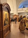 15-В Андреевском кафедральном соборе  было совершено праздничное вечернее богослужение в честь дня памяти святого апостола Андрея Первозванного