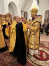 28-В Андреевском кафедральном соборе  было совершено праздничное вечернее богослужение в честь дня памяти святого апостола Андрея Первозванного