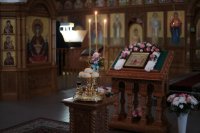 2-Накануне праздника Сретения Господня в Андреевском кафедральном соборе было совершено всенощное бдение 