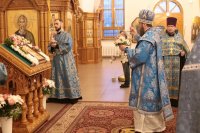 11-Накануне праздника Сретения Господня в Андреевском кафедральном соборе было совершено всенощное бдение 