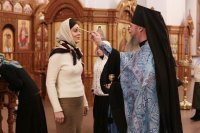 35-Накануне праздника Сретения Господня в Андреевском кафедральном соборе было совершено всенощное бдение 