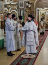 1-В день предпразднства Крещения Господня архиепископ Амфилохий совершил Божественную Литургию в Воскресенском кафедральном соборе города Семипалатинска