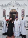 2-В день предпразднства Крещения Господня архиепископ Амфилохий совершил Божественную Литургию в Воскресенском кафедральном соборе города Семипалатинска