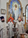 13-В день предпразднства Крещения Господня архиепископ Амфилохий совершил Божественную Литургию в Воскресенском кафедральном соборе города Семипалатинска