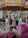 15-В день предпразднства Крещения Господня архиепископ Амфилохий совершил Божественную Литургию в Воскресенском кафедральном соборе города Семипалатинска