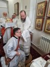 16-В день предпразднства Крещения Господня архиепископ Амфилохий совершил Божественную Литургию в Воскресенском кафедральном соборе города Семипалатинска