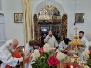 23-В день предпразднства Крещения Господня архиепископ Амфилохий совершил Божественную Литургию в Воскресенском кафедральном соборе города Семипалатинска