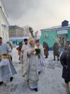 48-В день предпразднства Крещения Господня архиепископ Амфилохий совершил Божественную Литургию в Воскресенском кафедральном соборе города Семипалатинска