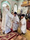 53-В день предпразднства Крещения Господня архиепископ Амфилохий совершил Божественную Литургию в Воскресенском кафедральном соборе города Семипалатинска