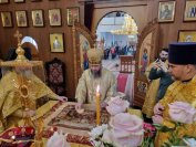 18-В Неделю 37-ю по Пятидесятнице архиепископ Амфилохий совершил Божественную Литургию в главном храме Восточного Казахстана