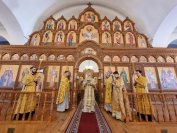 23-В Неделю 37-ю по Пятидесятнице архиепископ Амфилохий совершил Божественную Литургию в главном храме Восточного Казахстана