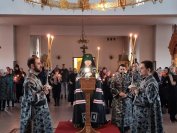 8-Архиепископ Амфилохий возглавил служение Великого повечерия с чтением первой части покаянного канона преподобного Андрея Критского