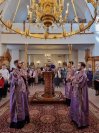 16-В неделю преподобной Марии Египетской Глава Митрополичьего округа совершил Литургию в Андреевском кафедральном соборе Усть-Каменогорска