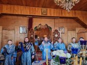 34-Суббота Акафиста. Божественная Литургия в Покровском соборе города Усть-Каменогорска