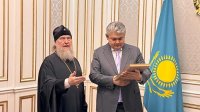 1-Состоялась встреча Главы Православной Церкви Казахстана с акимом Восточно-Казахстанской области Е.Б. Кошербаевым