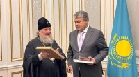 2-Состоялась встреча Главы Православной Церкви Казахстана с акимом Восточно-Казахстанской области Е.Б. Кошербаевым