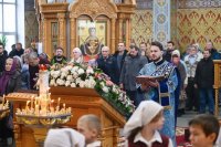 19-В неделю о мытаре и фарисее архиепископ Усть-Каменогорский и Семипалатинский Амфилохий сослужил митрополиту Александру за Божественной Литургией в Иверско-Серафимовском монастыре, отмечающем престольный праздник
