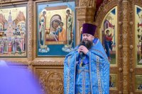 27-В неделю о мытаре и фарисее архиепископ Усть-Каменогорский и Семипалатинский Амфилохий сослужил митрополиту Александру за Божественной Литургией в Иверско-Серафимовском монастыре, отмечающем престольный праздник