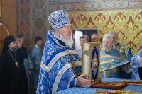 29-В неделю о мытаре и фарисее архиепископ Усть-Каменогорский и Семипалатинский Амфилохий сослужил митрополиту Александру за Божественной Литургией в Иверско-Серафимовском монастыре, отмечающем престольный праздник
