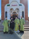 2-В день Входа Господня в Иерусалим  Управляющий Усть-Каменогорской и Семипалатинской епархией  совершил праздничную Божественную Литургию в главном храме Восточного Казахстана