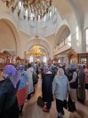 14-В день Входа Господня в Иерусалим  Управляющий Усть-Каменогорской и Семипалатинской епархией  совершил праздничную Божественную Литургию в главном храме Восточного Казахстана