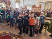 49-В день Входа Господня в Иерусалим  Управляющий Усть-Каменогорской и Семипалатинской епархией  совершил праздничную Божественную Литургию в главном храме Восточного Казахстана
