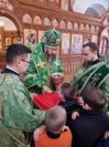 50-В день Входа Господня в Иерусалим  Управляющий Усть-Каменогорской и Семипалатинской епархией  совершил праздничную Божественную Литургию в главном храме Восточного Казахстана