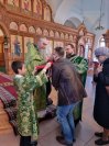 55-В день Входа Господня в Иерусалим  Управляющий Усть-Каменогорской и Семипалатинской епархией  совершил праздничную Божественную Литургию в главном храме Восточного Казахстана