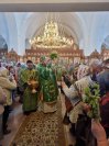 61-В день Входа Господня в Иерусалим  Управляющий Усть-Каменогорской и Семипалатинской епархией  совершил праздничную Божественную Литургию в главном храме Восточного Казахстана