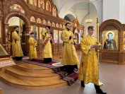 9-В Неделю святых праотец архиепископ Амфилохий совершил Божественную Литургию в Андреевском кафедральном соборе 
