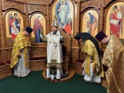 19-В Неделю святых праотец архиепископ Амфилохий совершил Божественную Литургию в Андреевском кафедральном соборе 