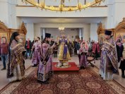2-В Неделю 2-ю Святой Четыредесятницы архиепископ Амфилохий совершил Божественную Литургию в главном храме Восточного Казахстан