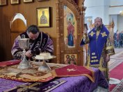 26-В Неделю 2-ю Святой Четыредесятницы архиепископ Амфилохий совершил Божественную Литургию в главном храме Восточного Казахстан