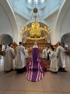 2-Молебное пение на Новолетие в Андреевском кафедральном соборе города Усть-Каменогорска