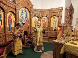 Архиепископ Амфилохий возглавил служение Всенощного бдения в канун Недели сыропустной