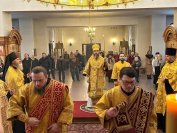 18-Архиепископ Амфилохий возглавил служение Всенощного бдения в канун Недели сыропустной