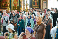 7-В воскресный день, отмеченный памятью пророка Божия Иезекииля, Управляющий Усть-Каменогорской и Семипалатинской епархией сослужил Главе Митрополичьего округа за Божественной Литургией в Успенском кафедральном соборе Астаны