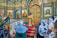 12-В воскресный день, отмеченный памятью пророка Божия Иезекииля, Управляющий Усть-Каменогорской и Семипалатинской епархией сослужил Главе Митрополичьего округа за Божественной Литургией в Успенском кафедральном соборе Астаны