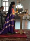 16-Архиепископ Амфилохий возглавил служение Великого повечерия с чтением первой части Великого покаянного канона преподобного Андрея Критского