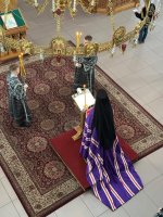 В Андреевском кафедральном соборе было совершено Великое повечерие с чтением второй части Покаянного канона преподобного Андрея Критского 