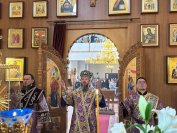 17-Архиепископ Амфилохий совершил Божественную Литургию в Андреевском кафедральном соборе в Неделю 5-ю Святой Четыредесятницы 