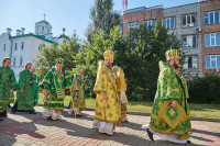 14-Архиепископ Усть-Каменогорский и Семипалатинский Амфилохий принял участие в торжествах по случаю 30-летия обретения мощей святого праведного старца Феодора Томского