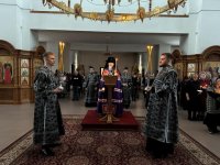 В главном храме Восточного Казахстана завершилось чтение Великого покаянного канона преподобного Андрея Критского 