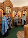 2-Накануне двунадесятого праздника Благовещения Пресвятой Богородицы архиепископ Амфилохий возглавил служение Всенощного бдения в Андреевском кафедральном соборе 
